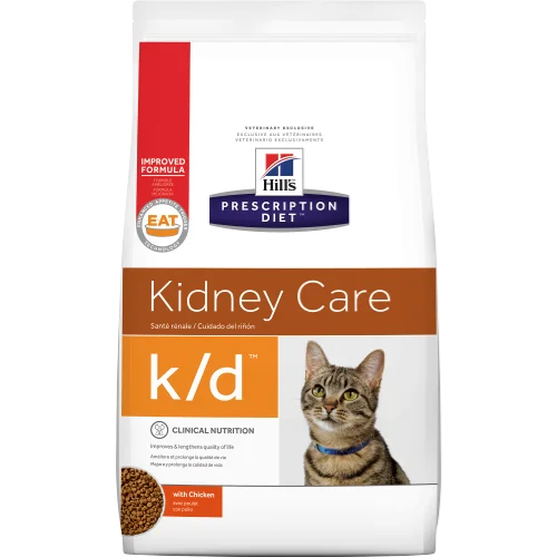 Hills Prescription Diet K/D Chicken Dry Cat Food