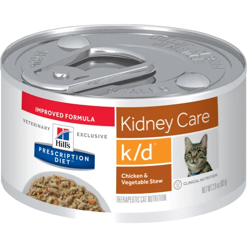 Hills Prescription Diet K/D Chicken & Vegetable Stew Wet Cat Food