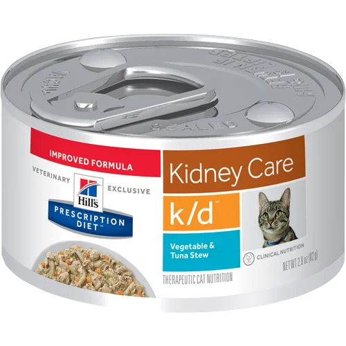 Hills Prescription Diet K/D Vegetable & Tuna Stew Wet Cat Food