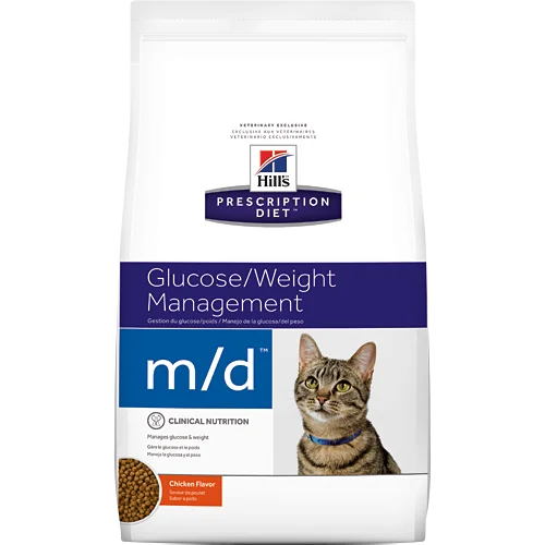 Hills Prescription Diet M/D Chicken Dry Cat Food