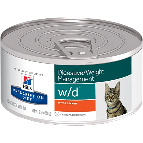 Hills Prescription Diet W/D Chicken Wet Cat Food