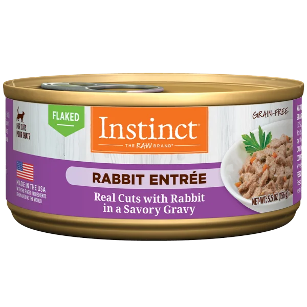 INSTINCT Flaked Rabbit Entree, 156g (5.5oz)