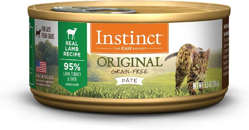 Instinct Original Real Lamb Recipe Grain-Free Pate Wet Cat Food