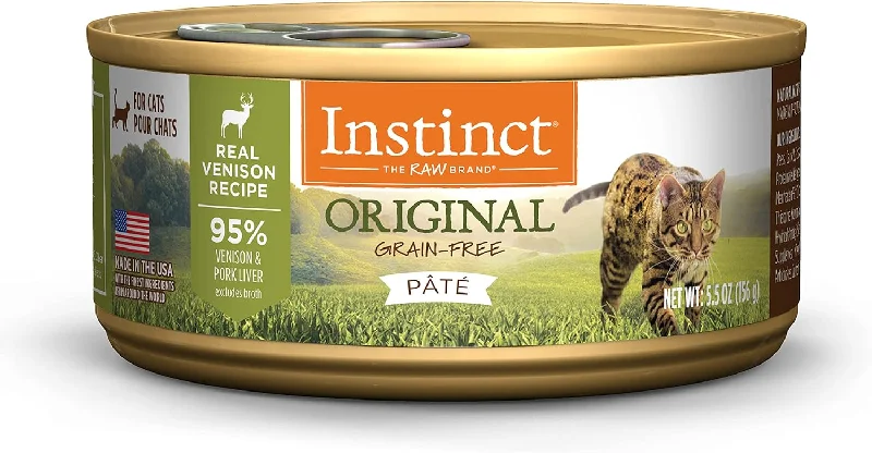 Instinct Original Real Venison Recipe Grain-Free Pate Wet Cat Food