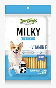 JerHigh Milky Stix Dog Treats, 100 gm