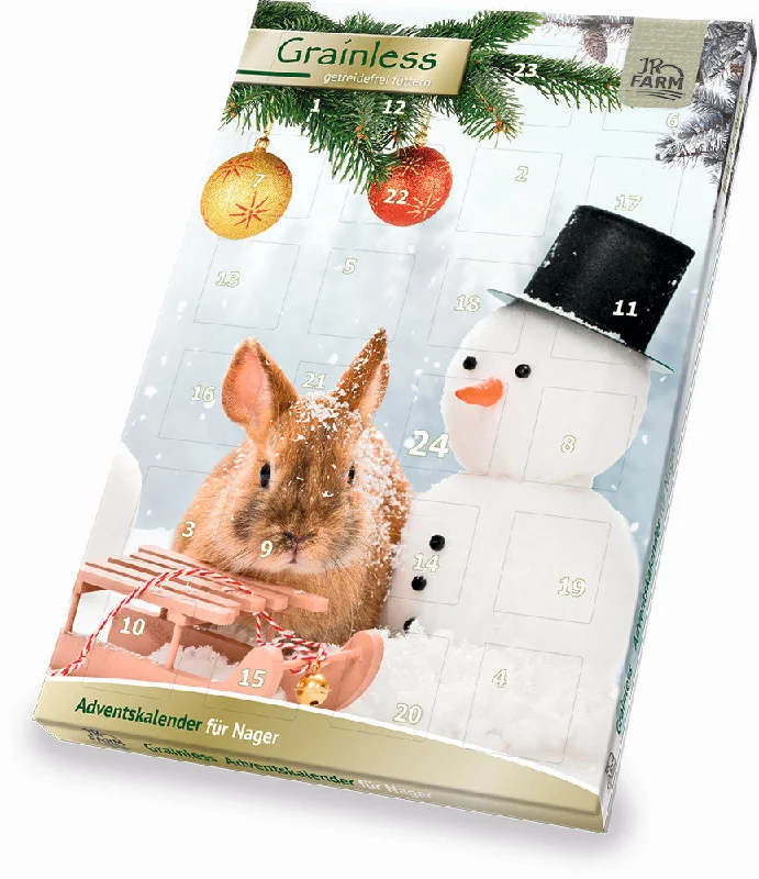 JR FARM Calendar Advent de Crăciun - recompensă pentru rozătoare 360g