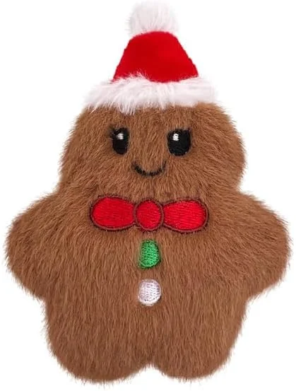 KONG Dog Toy Holiday Snuzzles Gingerbread