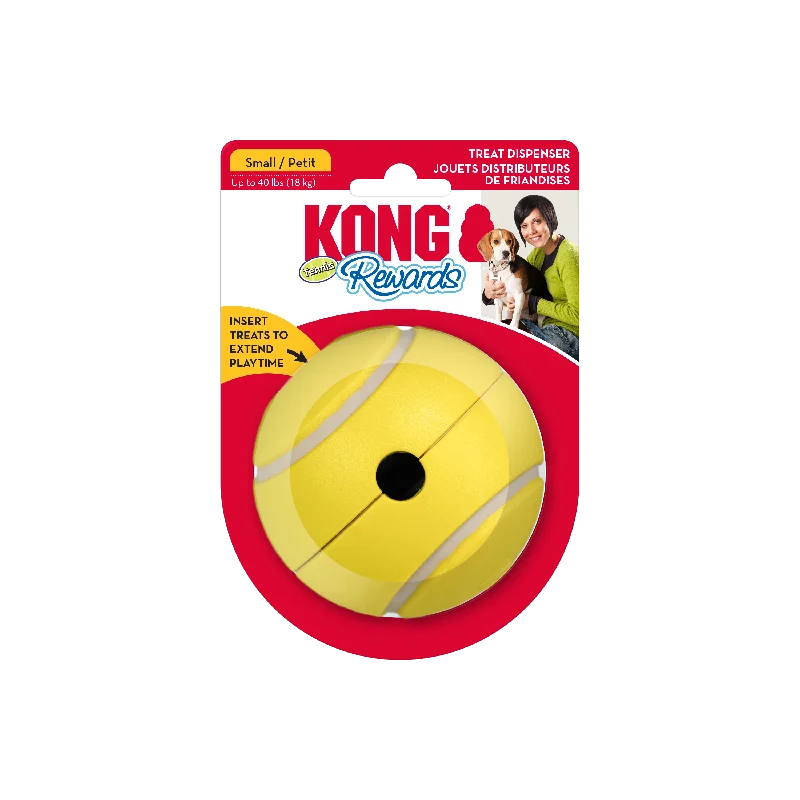 KONG Rewards | Dog Treat Dispenser Toy | Tennis Ball - Small