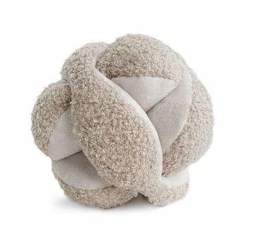 Lambwolf Dog Toy Oat Monti Ball Snuffle Crinkle Squeaky 6in