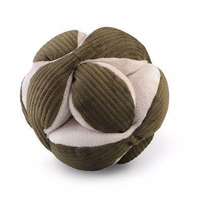 Lambwolf Dog Toy Pine Monti Ball Snuffle Crinkle Squeaky 5in