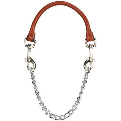 Leather and Chain Goat Collar