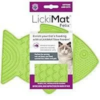 LickiMat Felix Cat Green Fish