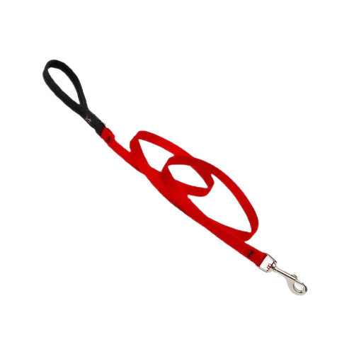 Lupine Basic Leash - Red 4ft