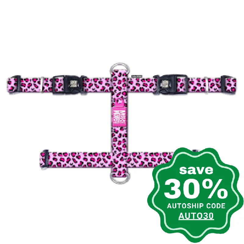 Max & Molly - H-Harness - Leopard Pink