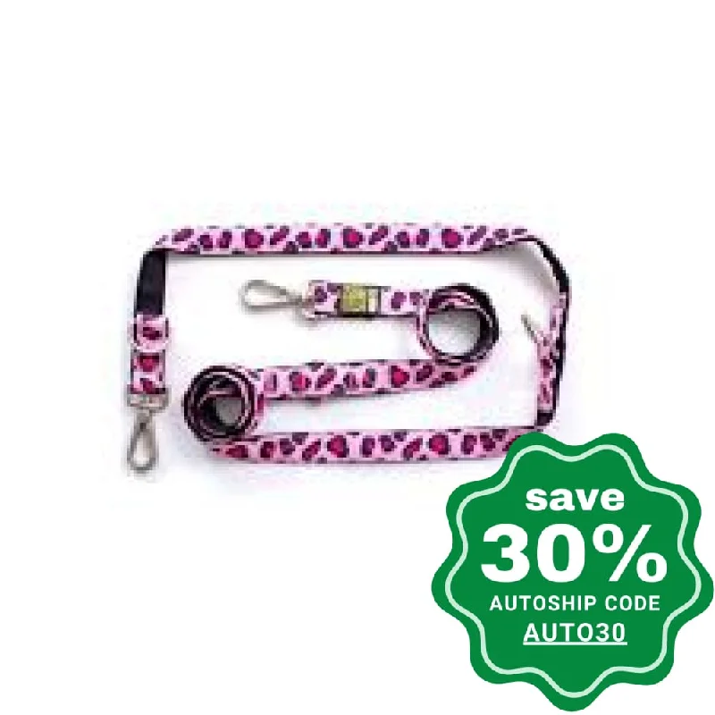 Max & Molly - Multi-Leash - Leopard Pink