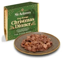 MCADAMS Dog Christmas Dinner Free Range Turkey & Veg