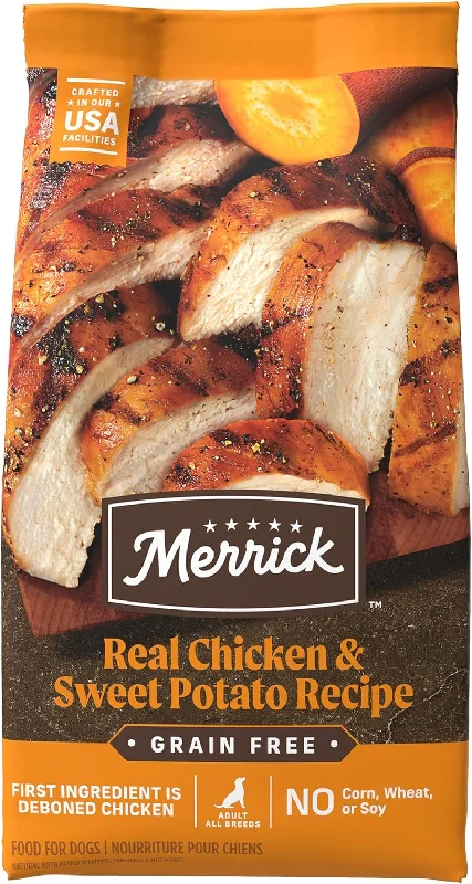 Merrick Real Chicken + Sweet Potato Recipe Grain-Free Adult Dry Dog Food