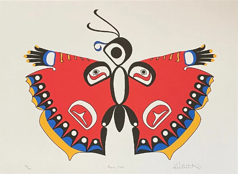 "Mourning Cloak" limited edition print; Michael Blackstock