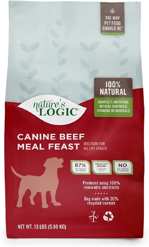 Nature's Logic Canine Beef Meal Feast All Life Stages Dry Dog Food