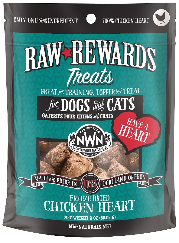 Northwest 3oz Dog & Cat Freeze Dried Chicken Heart Treat