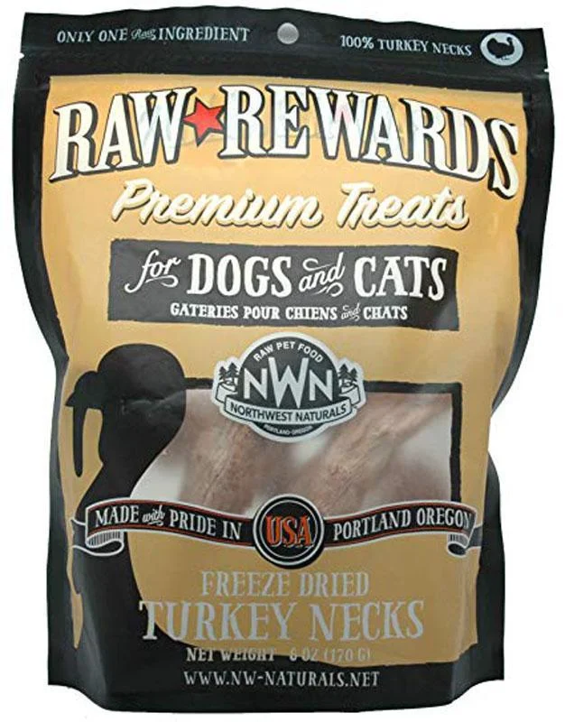 Northwest 6oz Dog & Cat Freeze Dried Turkey Necks Treat