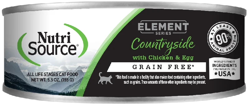 NutriSource® Countryside Grain Free Chicken & Egg Blend Canned Cat Food