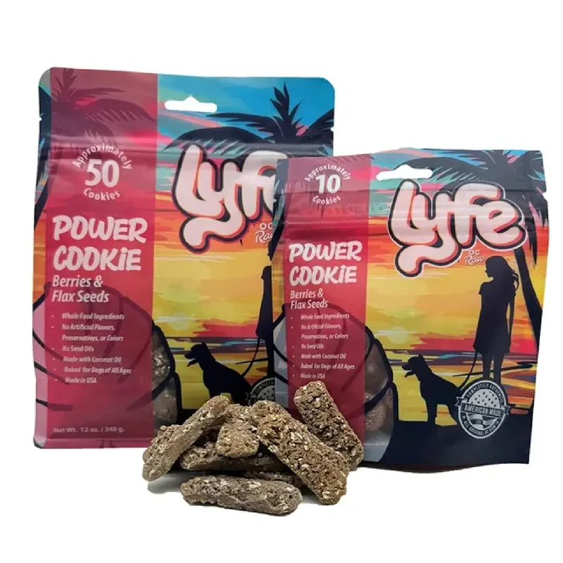 OC Lyfe Berries & Flax Seeds Dog Cookies