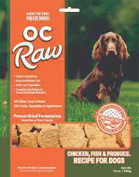 OC Raw Dog Freeze-Dried Sliders Chicken & Fish 14oz