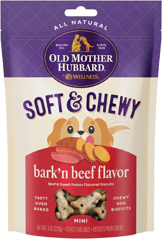 Old Mother Hubbard by Wellness Soft & Tasty Beef & Sweet Potato Natural Mini Oven-Baked Biscuits Dog Treats