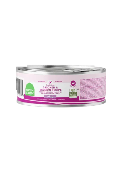 Open Farm Cat Can Chicken & Salmon Pâté 2.8oz