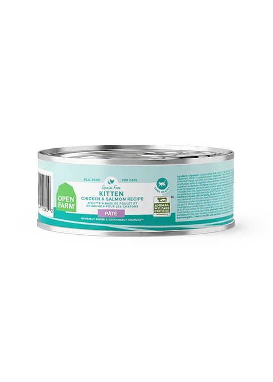 Open Farm Cat Can Kitten Chicken & Salmon Pâté 5.3oz