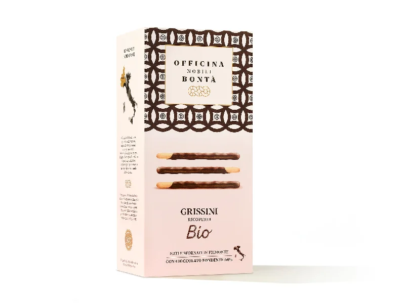 Organic Officina Nobili Chocolate Covered Breadstick Biscuit 150g