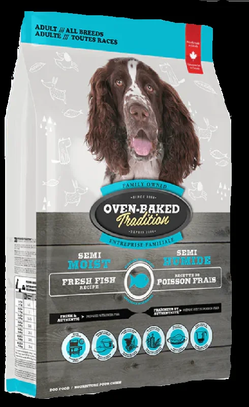 Oven-Baked Tradition Semi-Moist Adult Dog Food Fish 5lbs