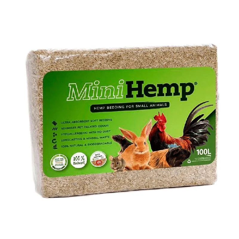 OzHemp Mini Hemp Small Animal Bedding 100L