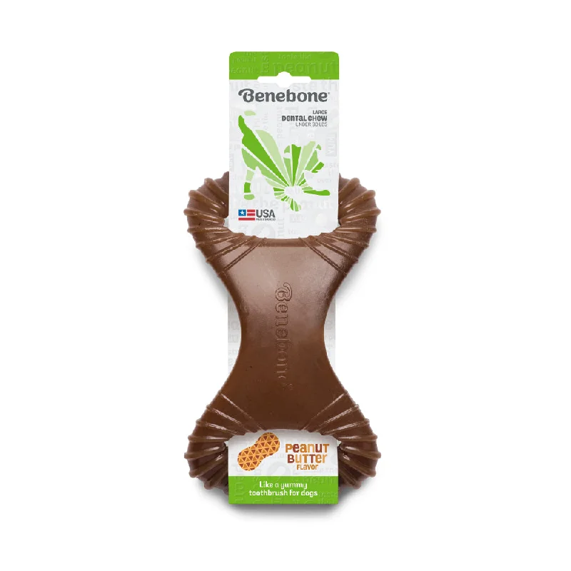 Benebone Dental Chew Peanut, Small Toy for Dog