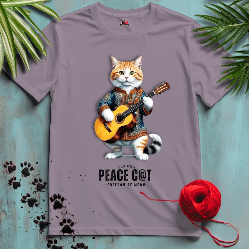 PEACE-CAT ☮️ FOLK-GUITAR-HIPPY | Music Cats