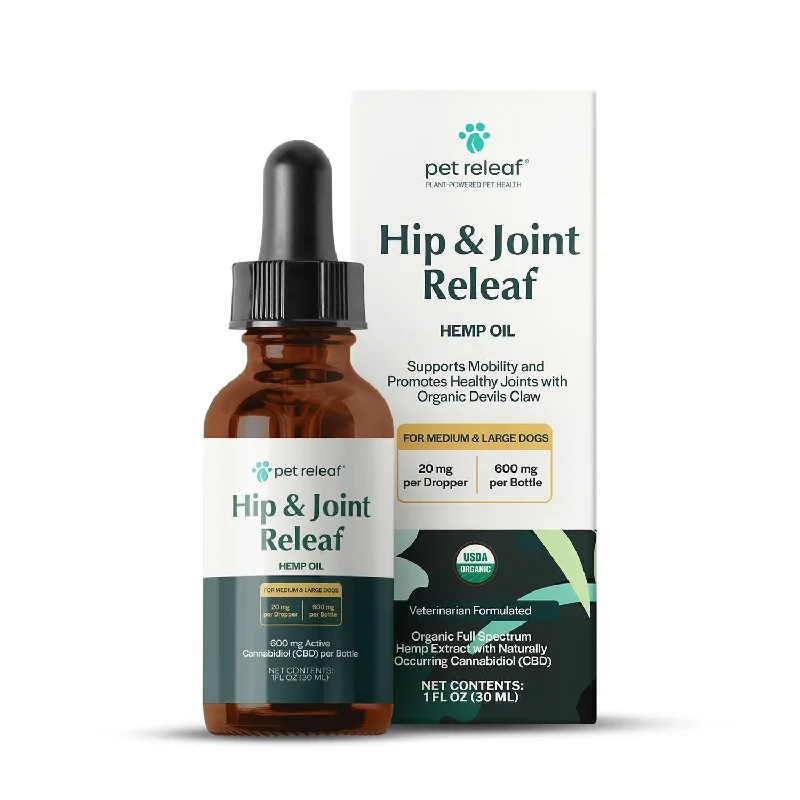 Pet Releaf CBD Oil Hip & Joint Hemp Oil 1oz