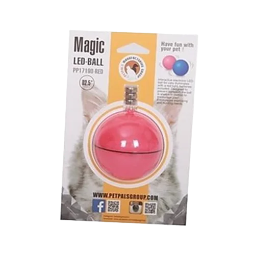 PetPals Magic LED Ball Cat Toy - Blue