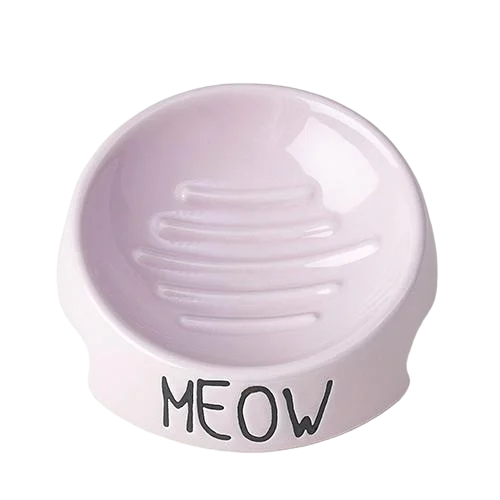 Petrageous Meow 5" Inverted Bowl, Pink