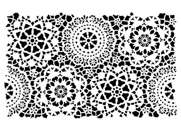 Posh Hippy Lace (small) - Stencil