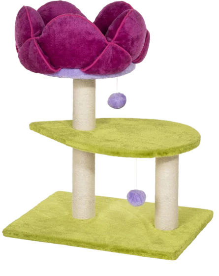 Prevue Flower Power 2-Tier Cat Post