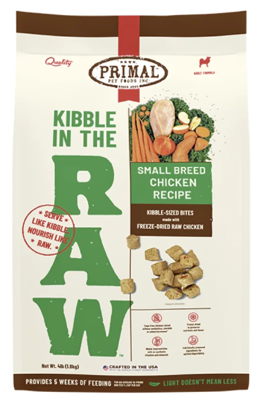 Primal Dog Kibble in the Raw Small Breed Chicken