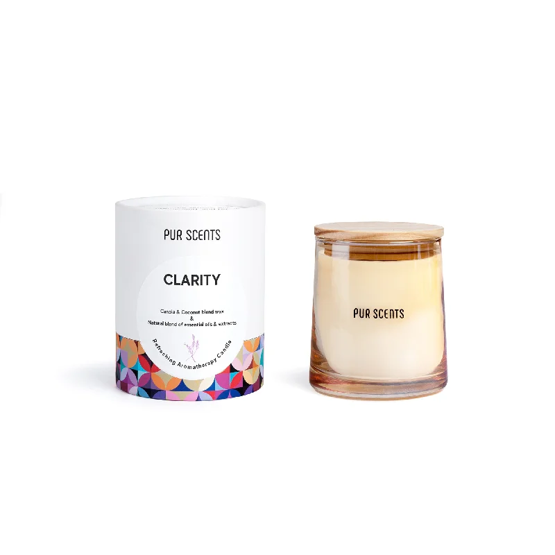 Purscents Clarity Aromatherapy Scented Candle 190g