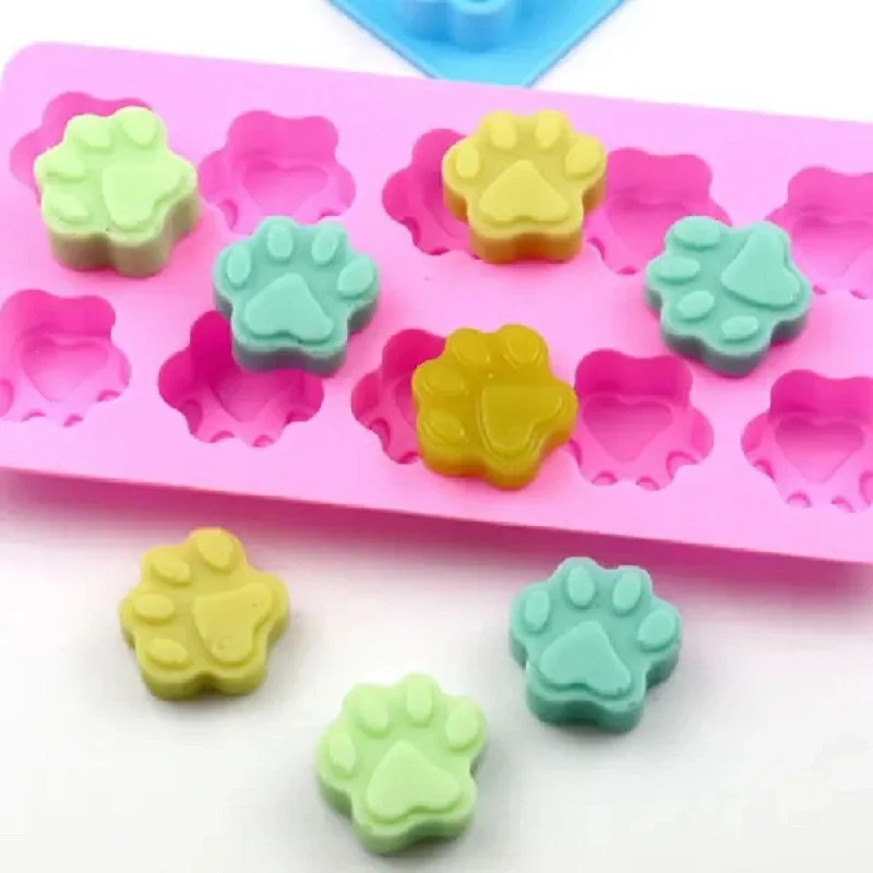 DIY Gummy Silicon Paw Shape Mould