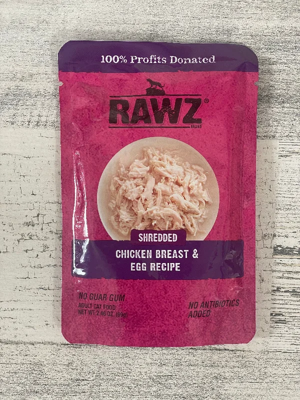 Rawz Cat Chicken & Egg 2.46oz Pouch