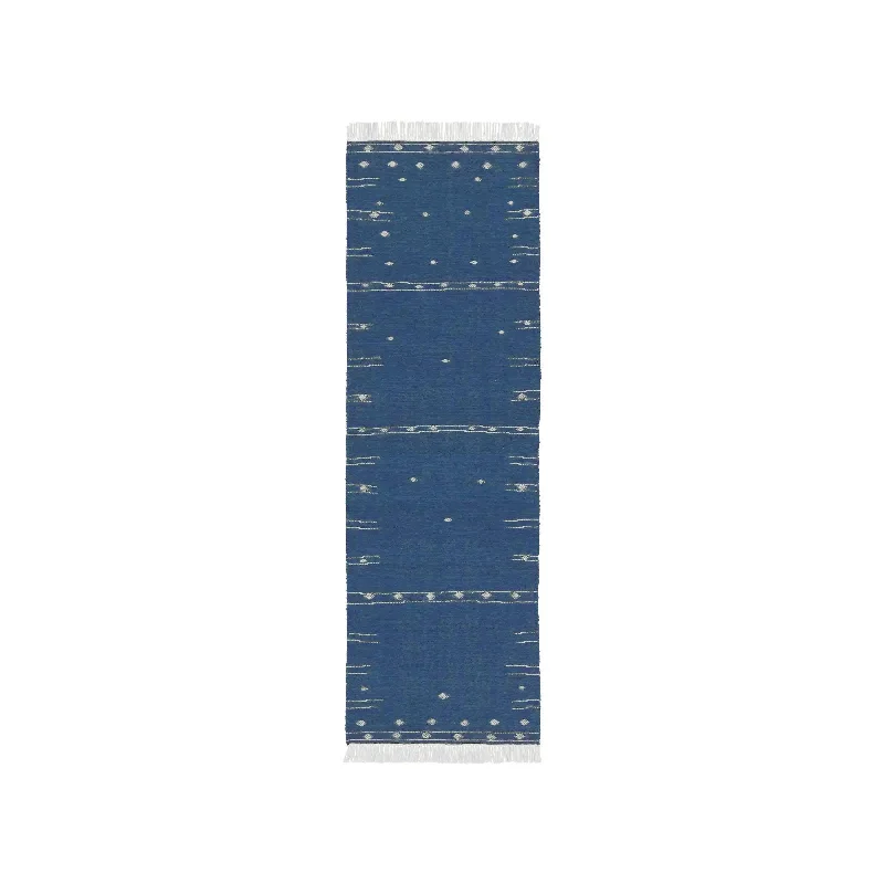 Revelry Calli Indoor/Outdoor Rug in Indigo Blue and White (Multiple Sizes)