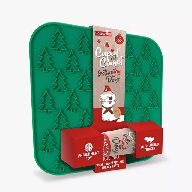 ROSEWOOD Cupid and Comet Festive Lick Mat for Dogs