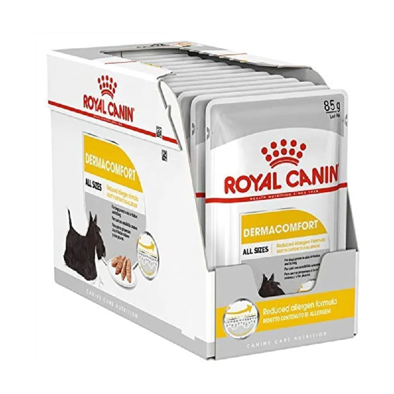 Royal Canin Dermacomfort (Loaf) Wet Dog Food, 85 g (Pack of 12)