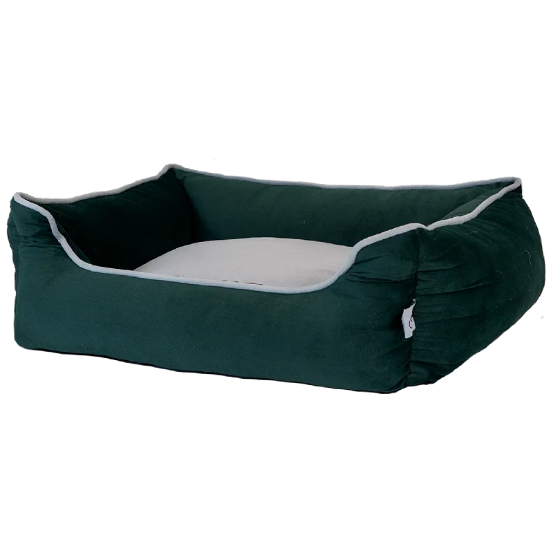 Gorpets | Bottle Green Slumber Dog Bed