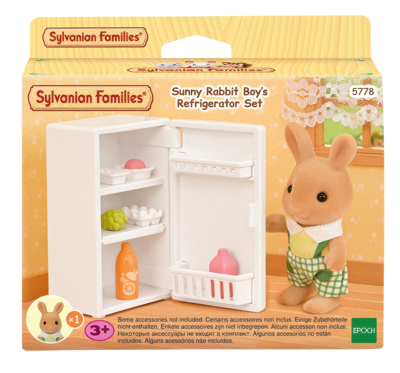 Sylvanian Families Sunny Rabbit Boy's Refrigerator Set